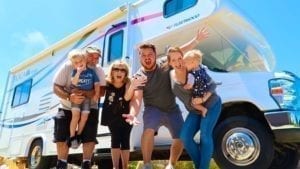 RV family with peace of mind from RV insurance and RV extended warranty